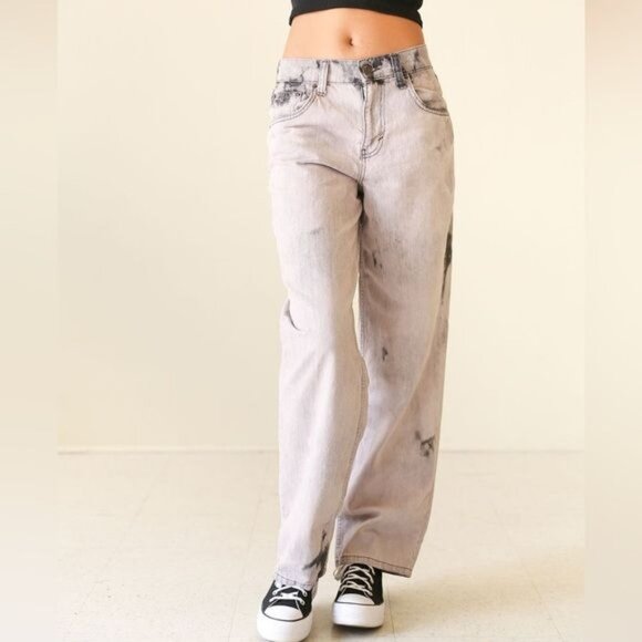 BDG Urban Outfitters Overdye Low Rise Baggy Boyfriend Jeans Size 27 W / 32 L - Picture 7 of 14